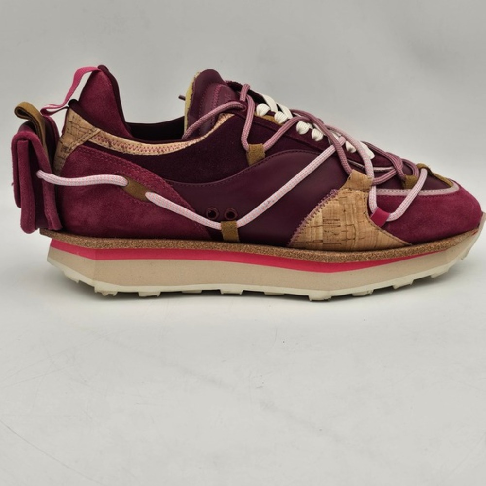 SIA Collective Verano Geo Napa Suede Sneakers with Heel‎ Pouch Mens size 11